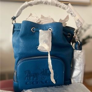 Coach Jes Drawstring Bucket Bag and wallet